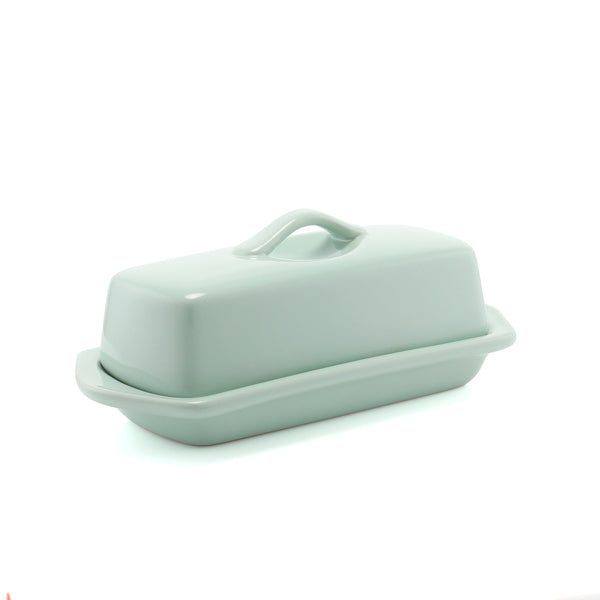 Chantal, Sage Full-Size Butter Dish 8.5 Inch X 4 Inch