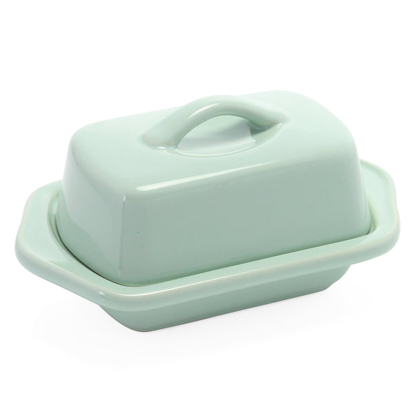 Chantal, Sage Mini Butter Dish 5 Inch X 3.25 Inch