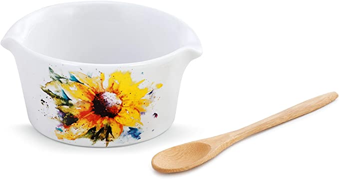 Dean Crouser, Sunflower Appetizer Bowl with Spoon