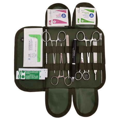 Elite First Aid, Surgical Kit, Black