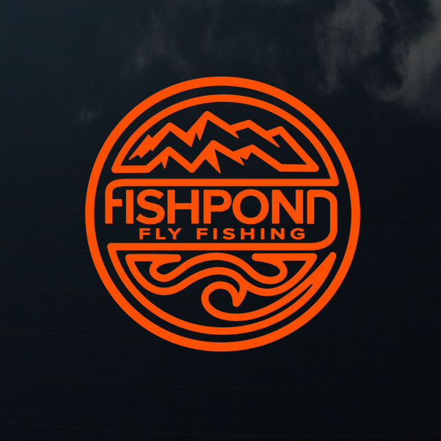 Fishpond, Thermal Die Cut Sticker Headwater Sticker