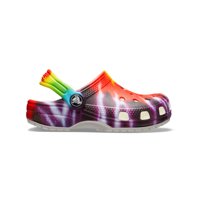 Crocs, Toddler Classic Tie-Dye Graphic Clog