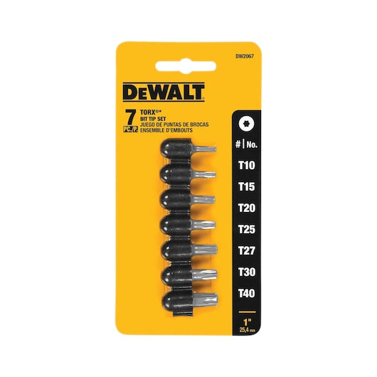 Dewalt, Torx Bit Set (7 pc)