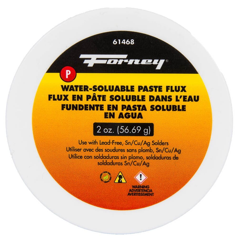 Forney, Water Soluble Flux, Paste, 2 Ounce