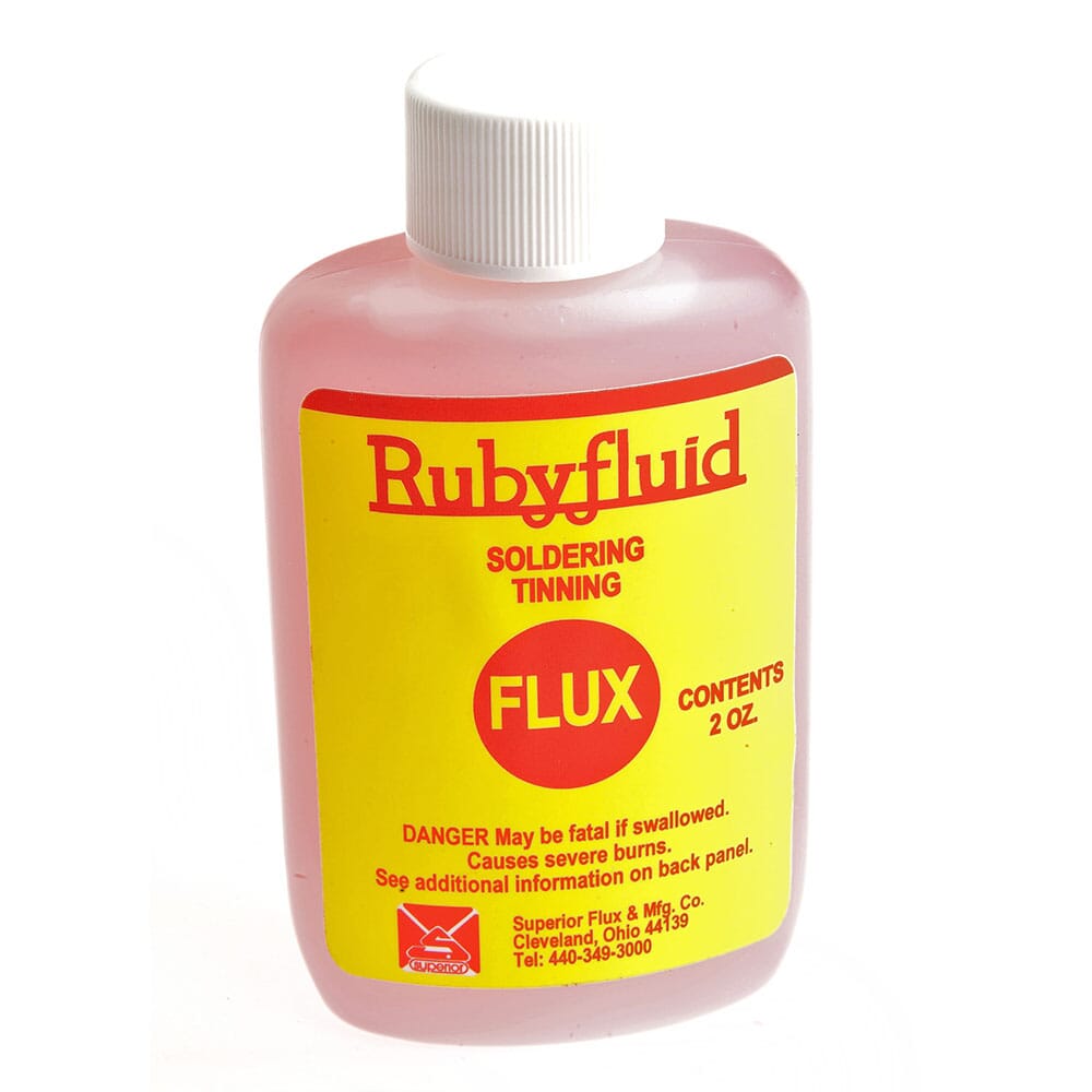 Forney, Water Soluble Liquid Flux, Rubyfluid, 2 Ounce