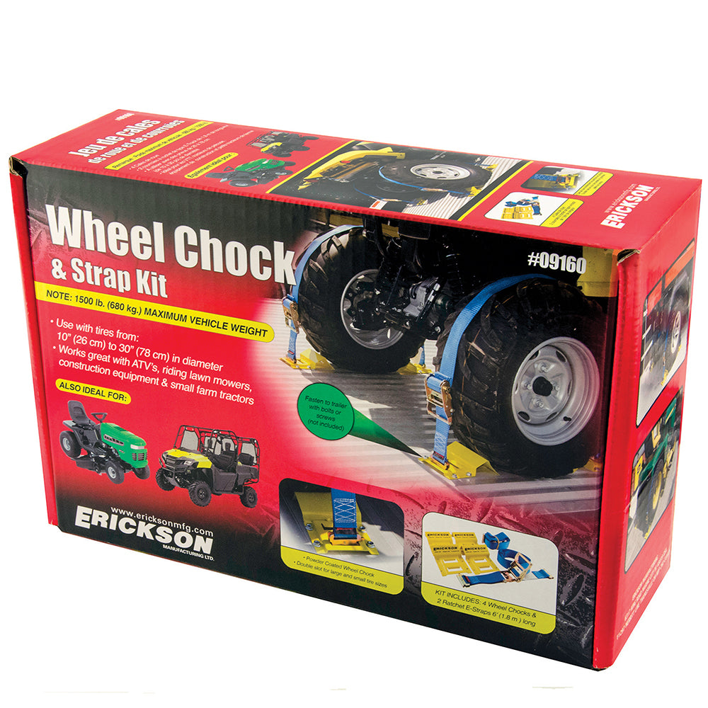 Erickson, Wheel Chock and Strap Kit