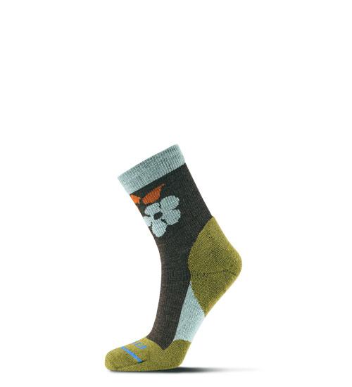 Fits, Women's Light Hiker Floral Mini-Crew Sock