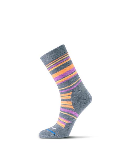 Fits, Women's Medium Hiker Striped Crew Sock