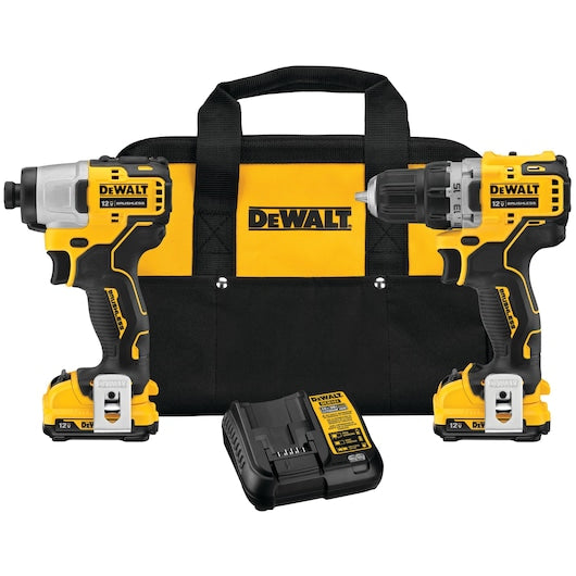 Dewalt, XTREME 12V MAX Brushless Cordless Drill & Impact Driver Kit