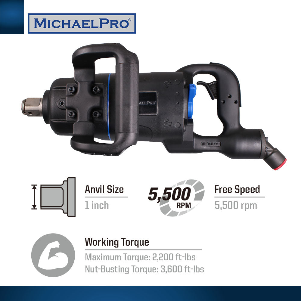 MichaelPro, 1" Extreme Composite Impact Wrench (MPA01016)