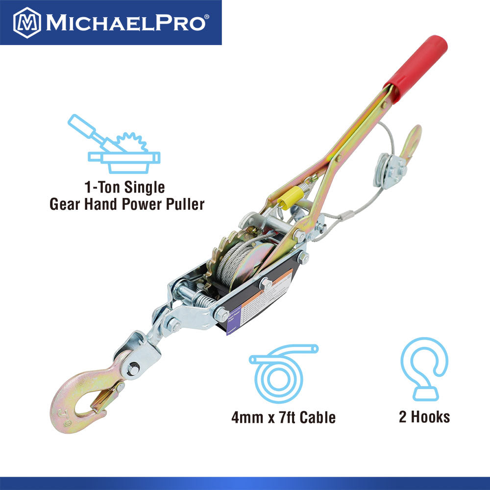 MichaelPro, 1-Ton Power Winch Puller (MP009087)