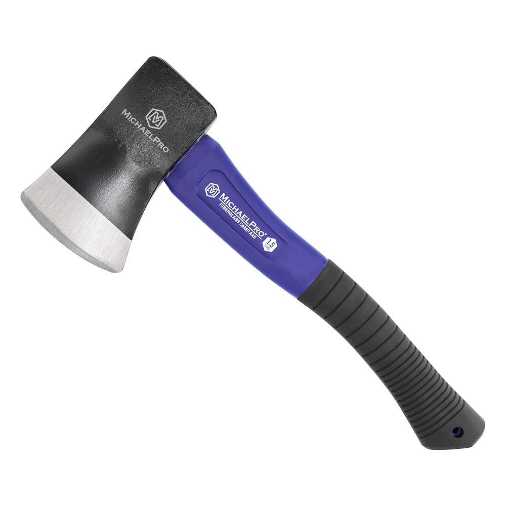 MichaelPro, 1.5 lb Camping Axe with Shock Absorbing Fiberglass Handle (MP004004)