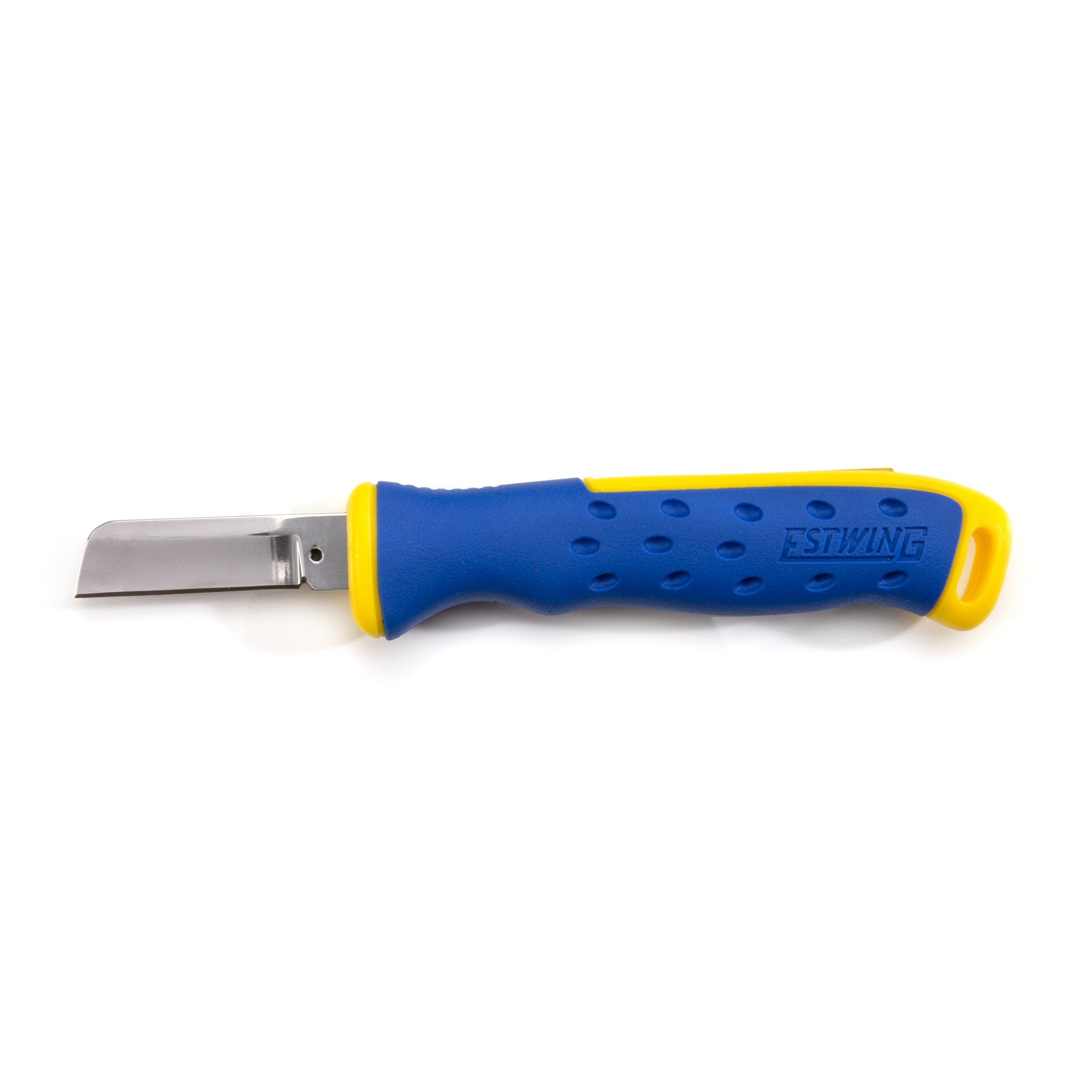 Estwing, 1.8-Inch Sheepsfoot Tip Cable Splicing Knife with In-Handle Blade Cover Storage