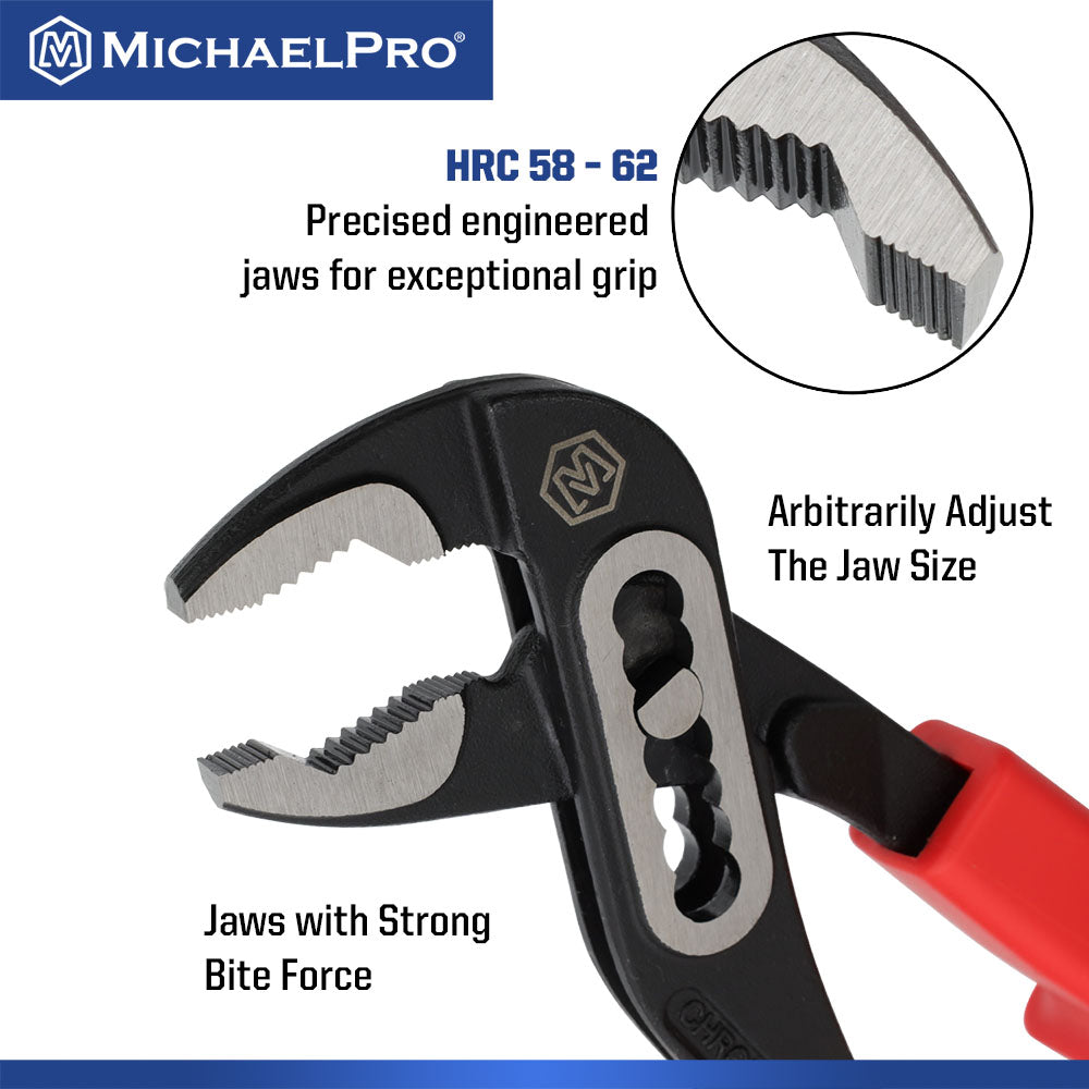 MichaelPro, 10-Inch Insulated Water Pump Plier (MP003068)