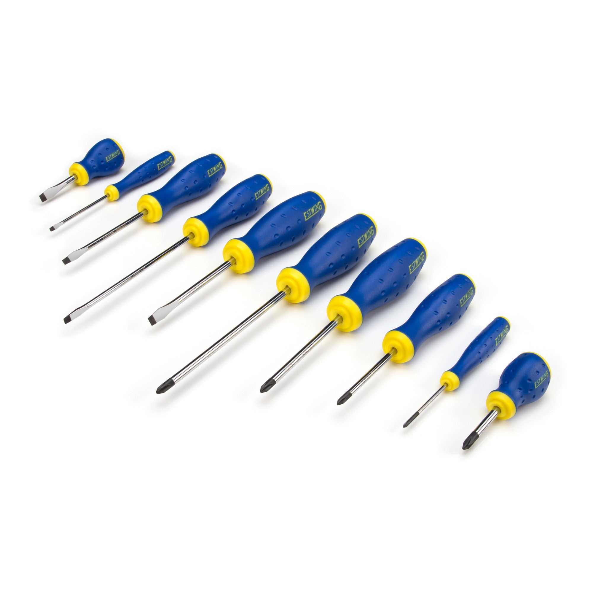 Estwing, 10-Piece Phillips and Slotted Screwdriver Set