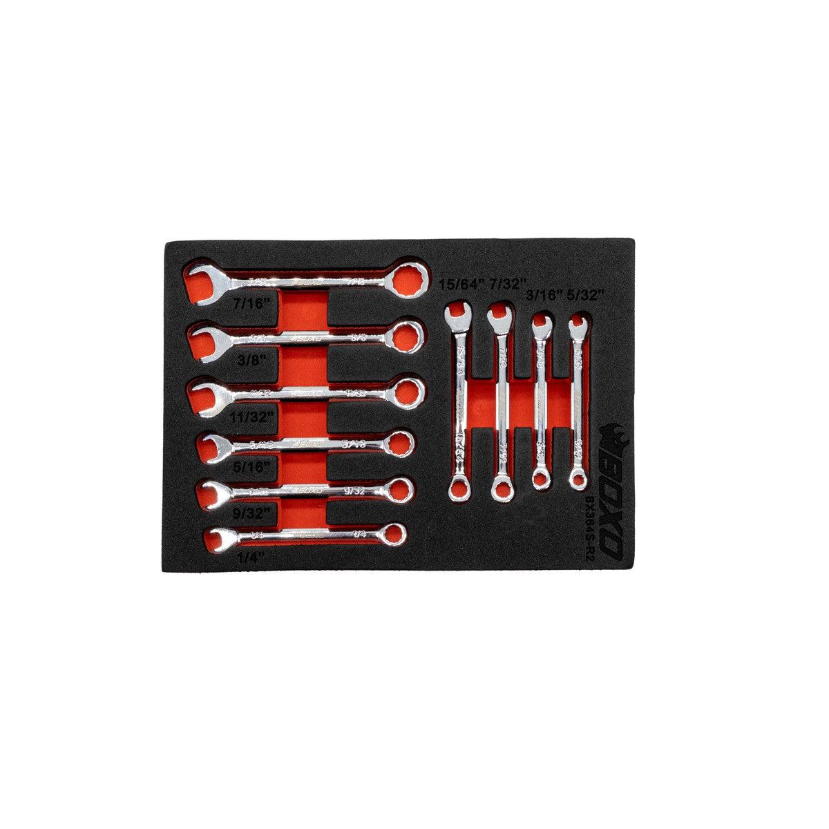 BoxoUSA, 10-Piece SAE Ignition Spanner Set = 1/9th EVA Foam