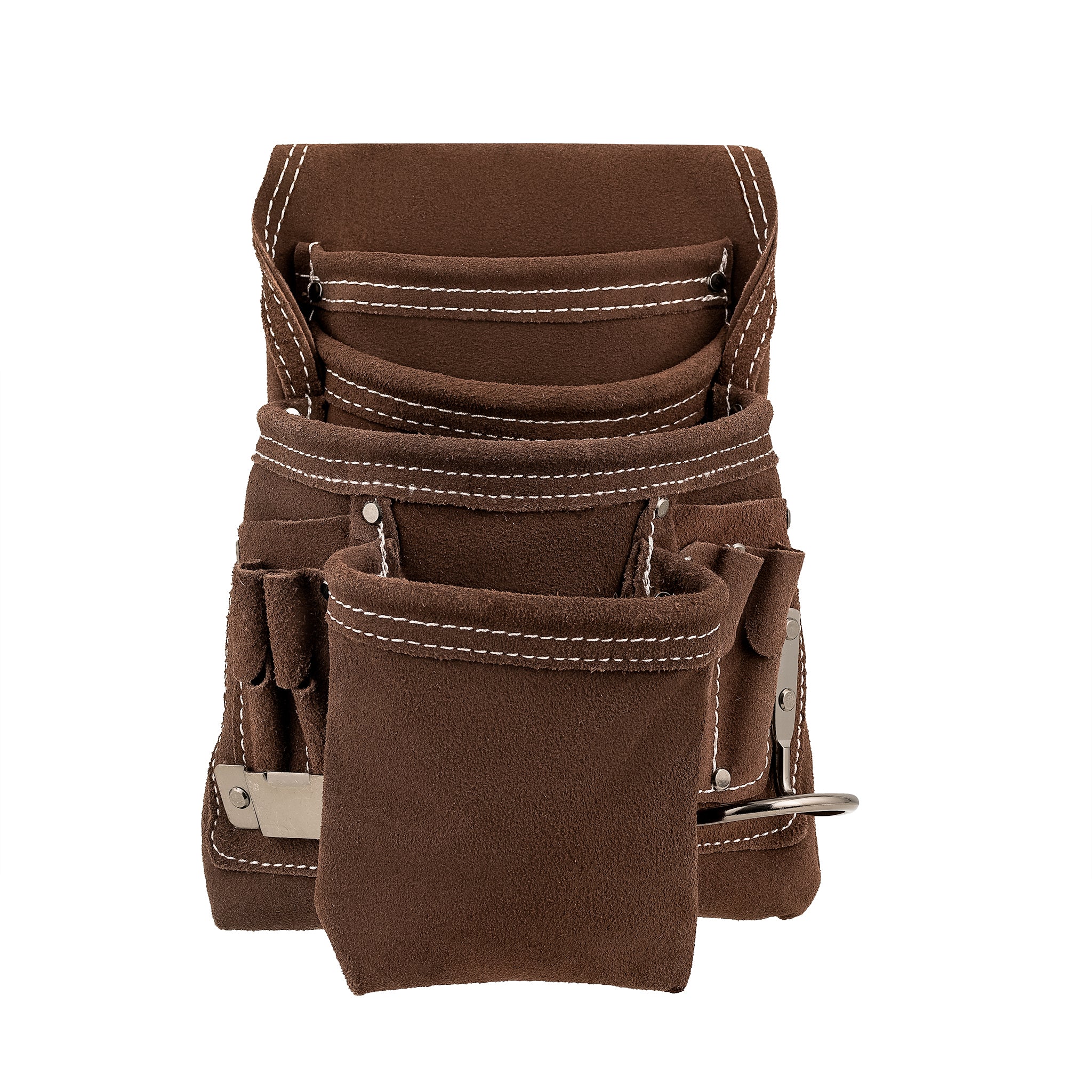 Bucket Boss, 10 Pocket Suede Leather Pouch