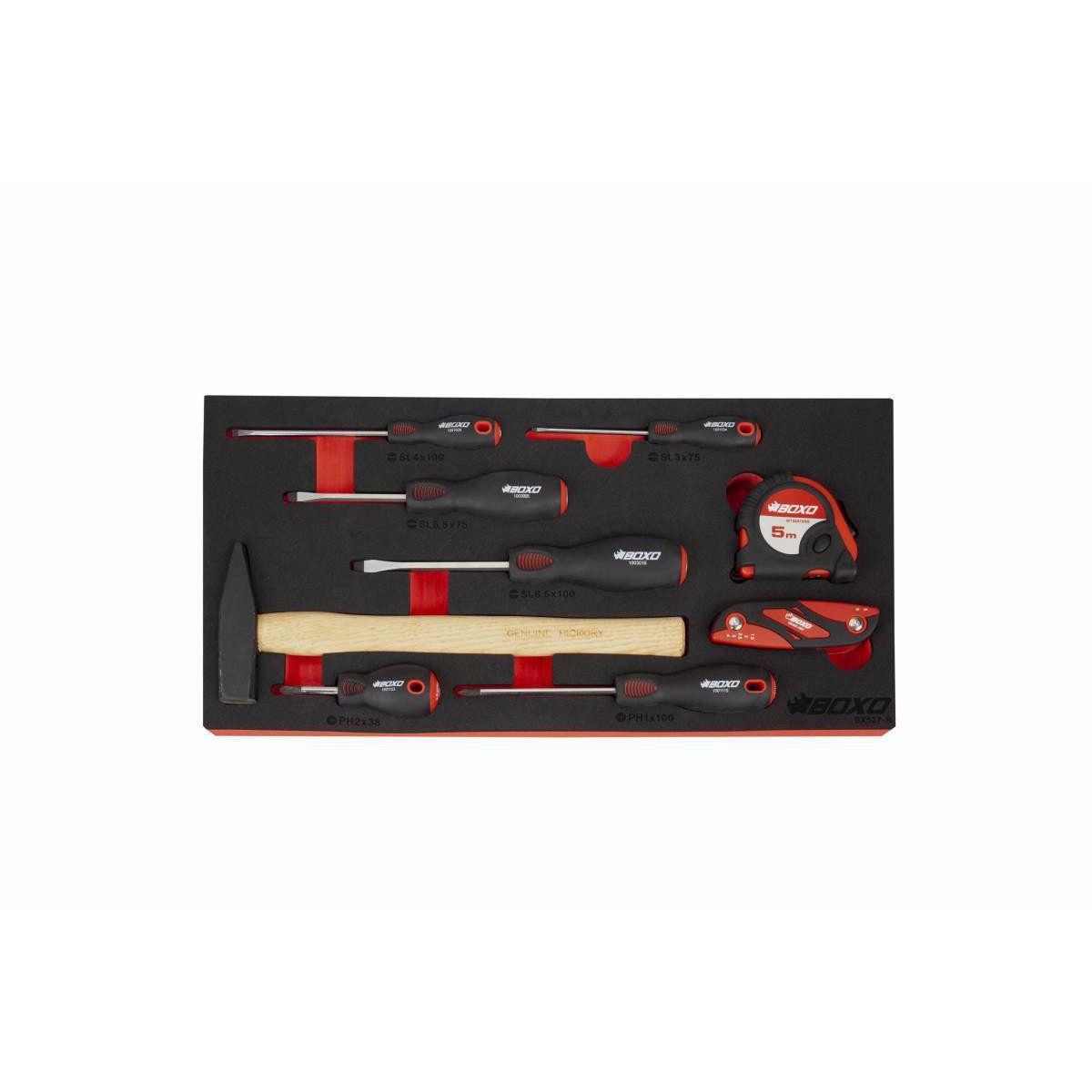 BoxoUSA, 103-Piece Metric MotoBox Tool Set for 3-Drawer Hand Carry Box