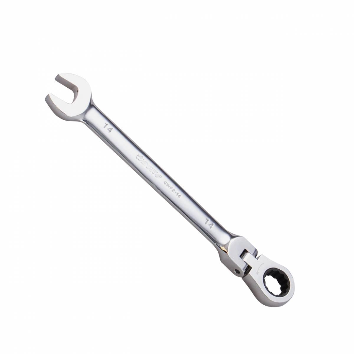 BoxoUSA, 10mm Metric Combination Ratcheting Wrench with Flex Head