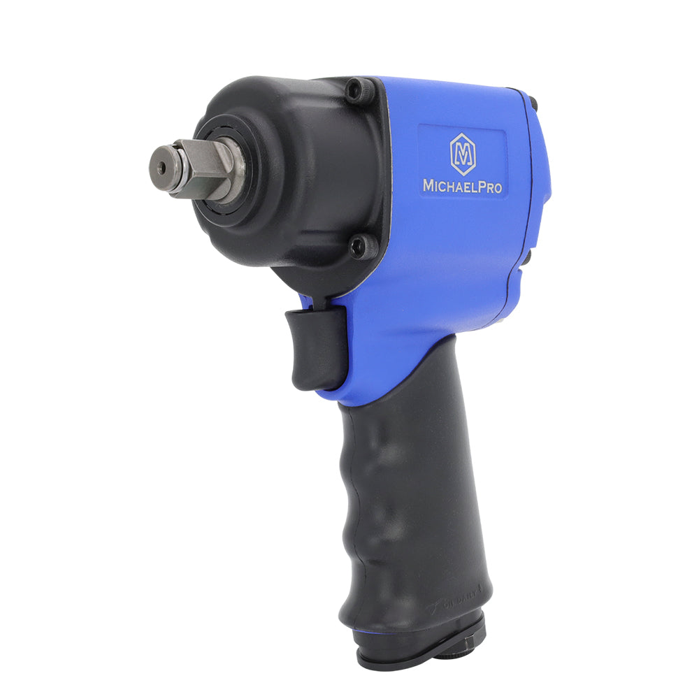 MichaelPro, 1/2" Drive Mini Air Impact Wrench, Powerful 1,000 ft-lbs Max Torque Output (MPA01036)