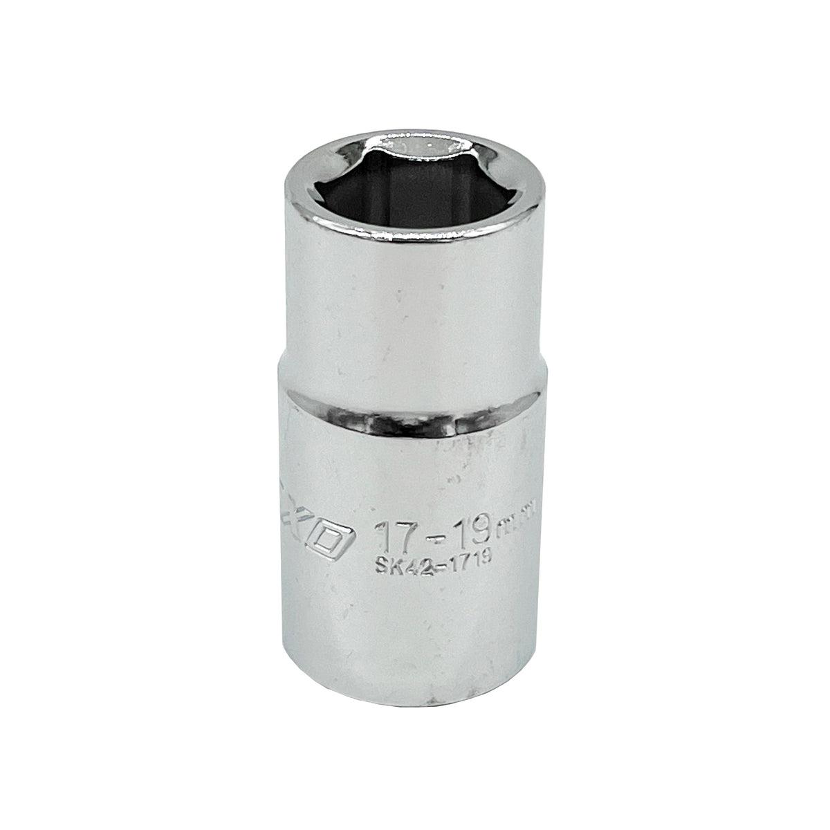 BoxoUSA, 1/2-Inch Drive 6-Point Metric Flip Socket 17x19mm