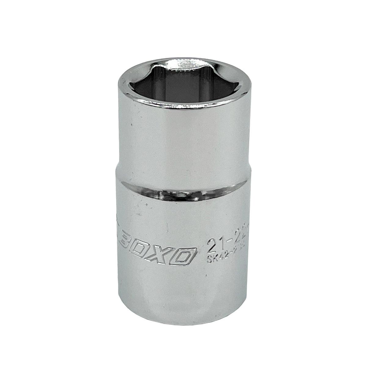 BoxoUSA, 1/2-Inch Drive 6-Point Metric Flip Socket 21x22mm