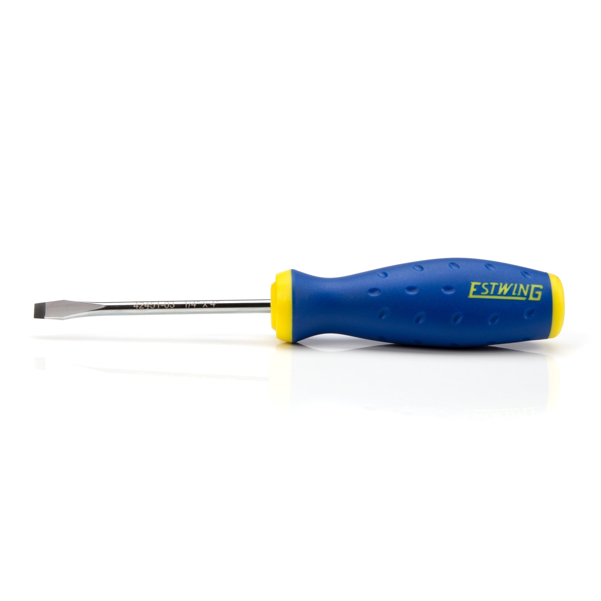 Estwing, 1/4-Inch x 4-Inch Magnetic Slotted Tip Screwdriver with Ergonomic Handle