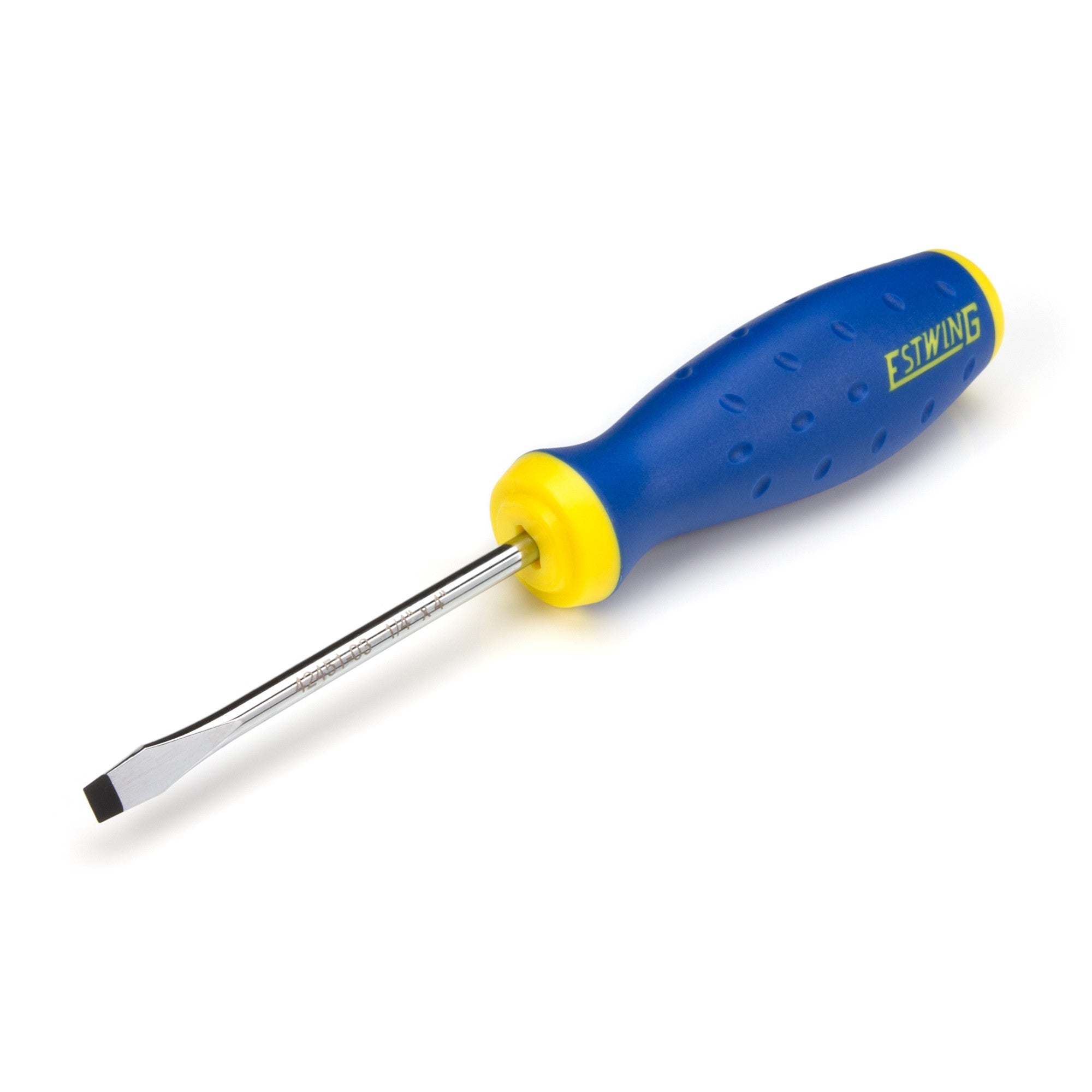 Estwing, 1/4-Inch x 4-Inch Magnetic Slotted Tip Screwdriver with Ergonomic Handle