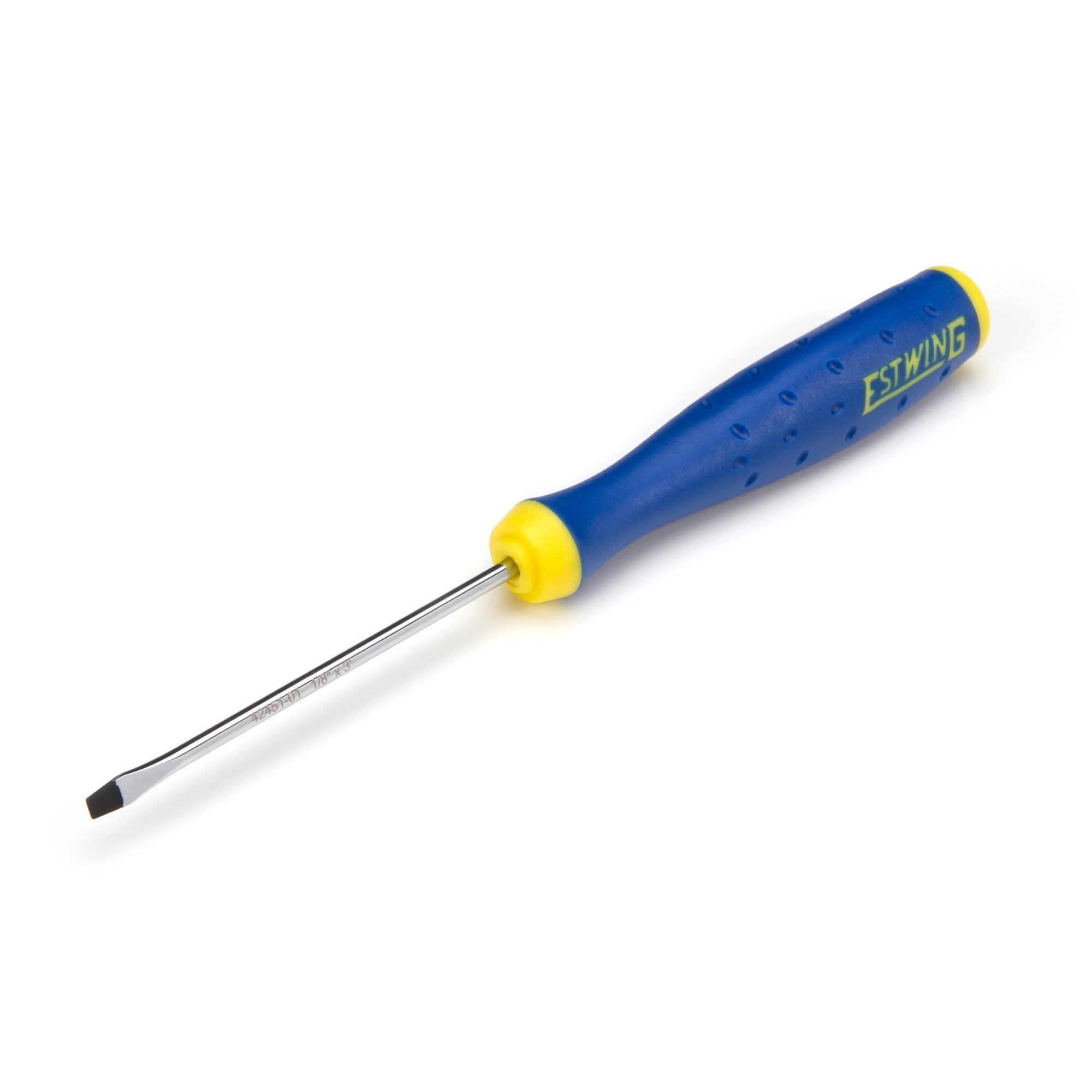 Estwing, 1/8-Inch x 3-Inch Magnetic Slotted Tip Precision Screwdriver with Ergonomic Handle