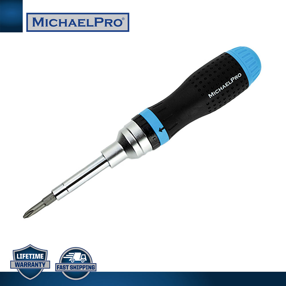 MichaelPro, 19-in-1 Interchangeable Multi Bit Ratchet Screwdriver (MP002001)