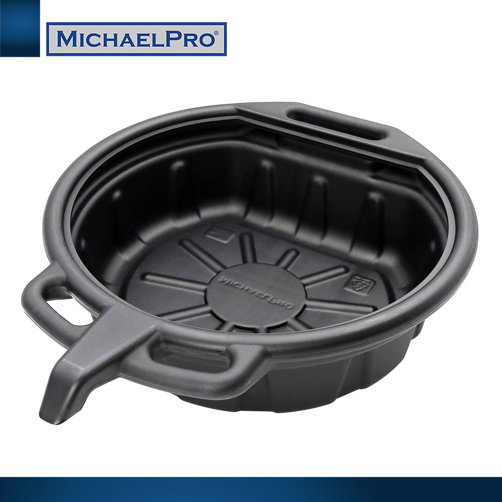 MichaelPro, 2 Gallon / 8-Liter No-Spills Oil Drain Pan (MP009062)