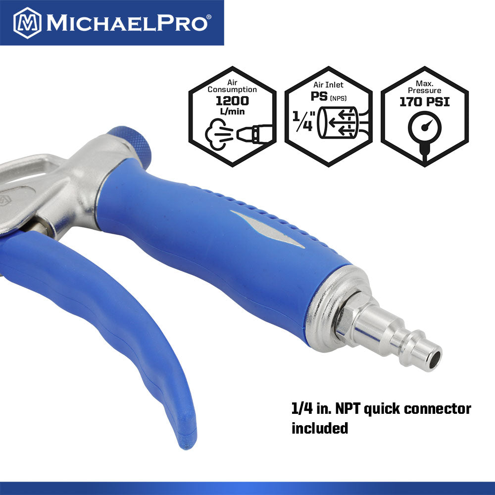 MichaelPro, 2-Way Air Blow Gun with Extra Long Nozzle (MP019004)