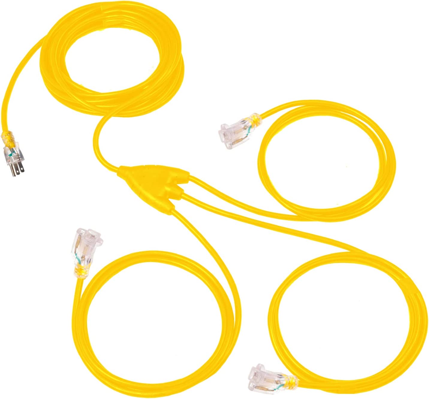 IRON FORGE CABLE, 25 Foot Power Squid- Yellow