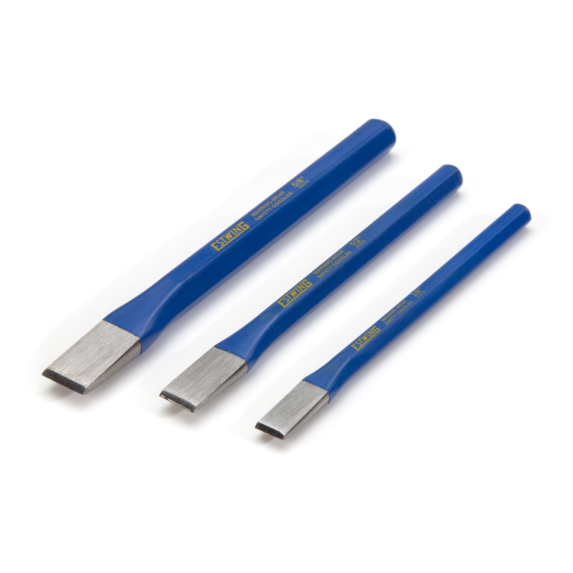 Estwing, 3-Piece Hex Shaft Cold Chisel Set