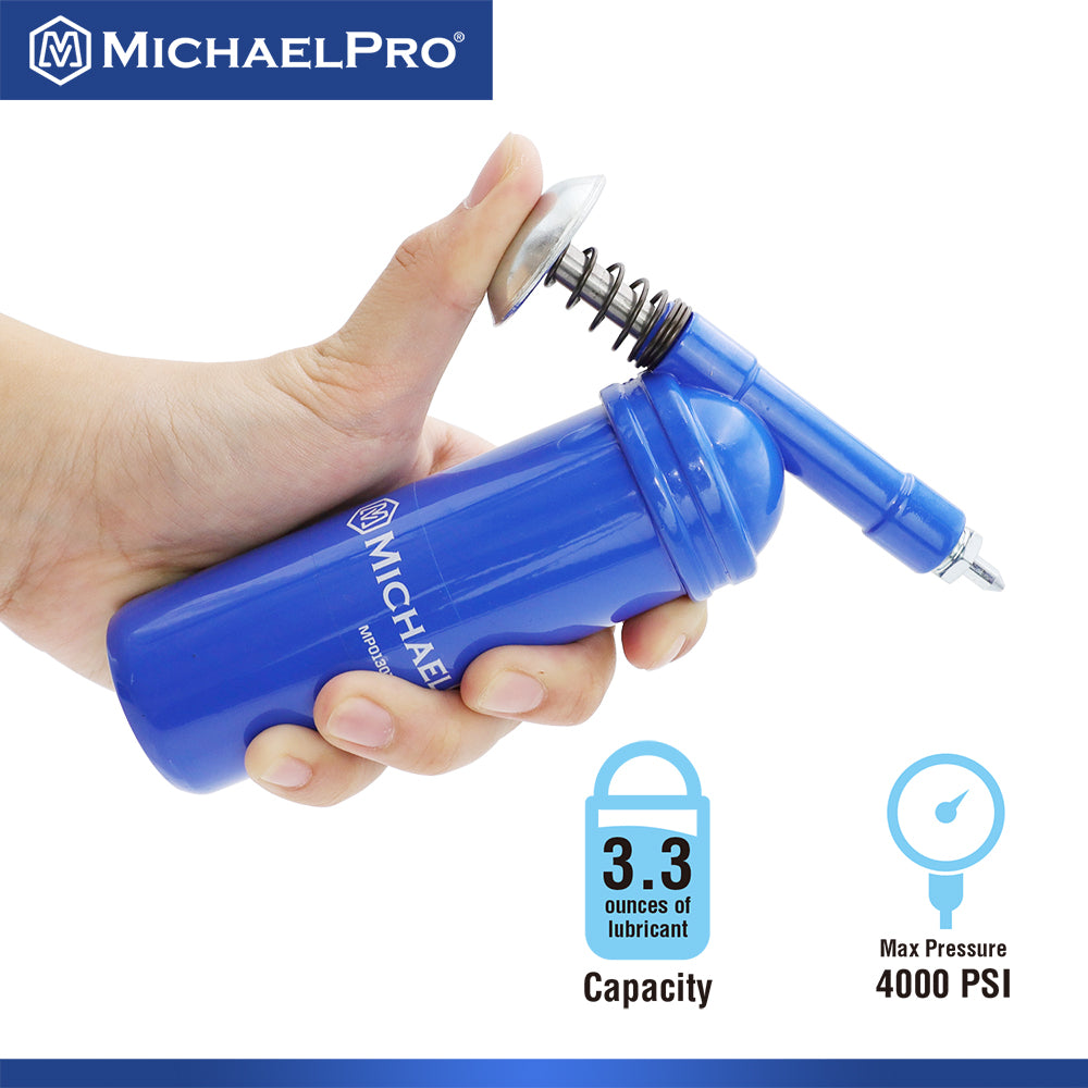 MichaelPro, 3.3oz / 100cc Mini Grease Gun with Precision Nozzle (MP013010)