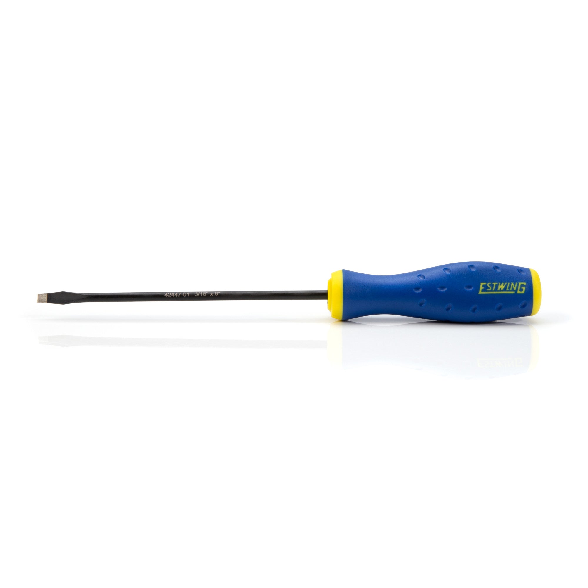 Estwing, 3/16-Inch x 6-Inch Slotted Magnetic Diamond Tip Screwdriver with Ergonomic Handle