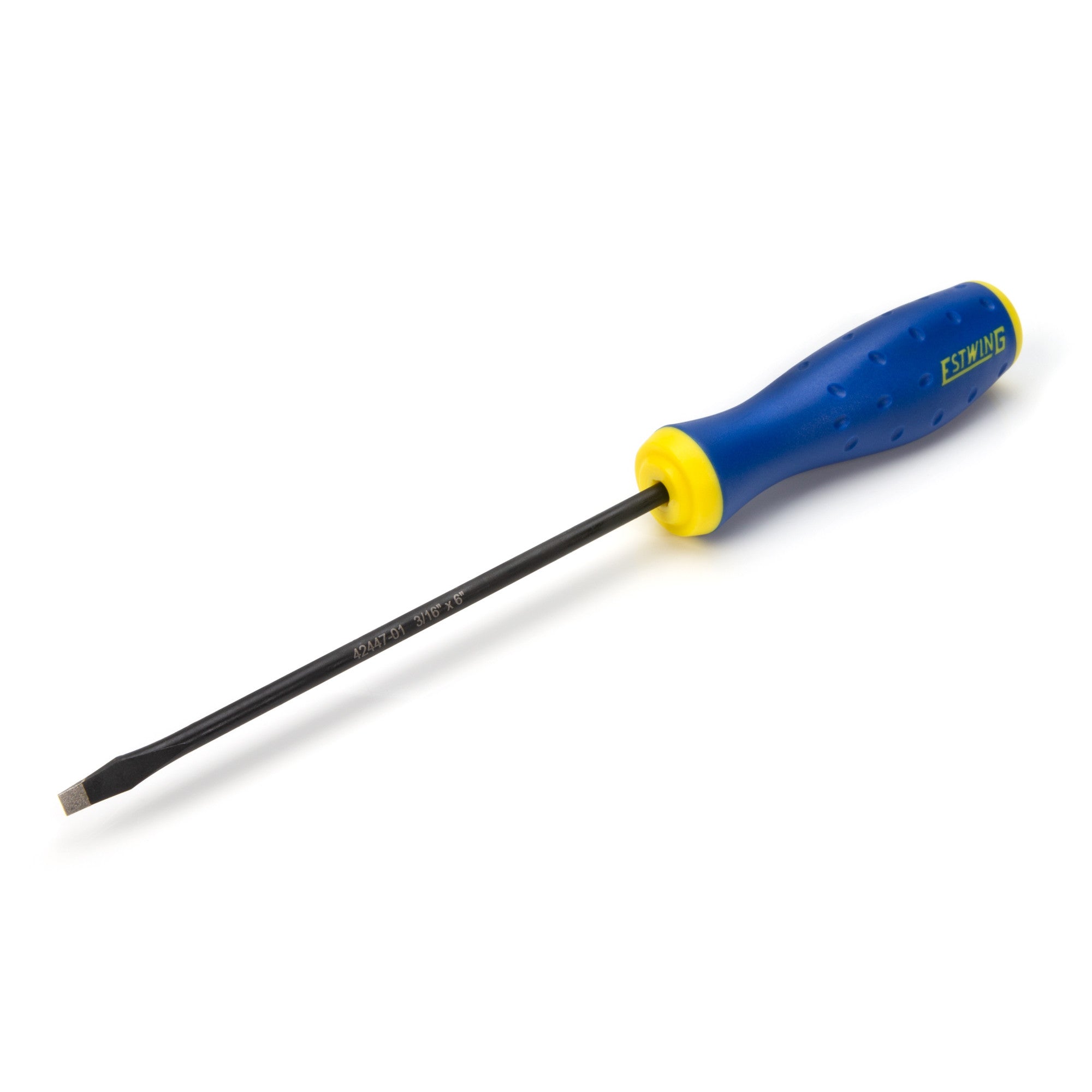 Estwing, 3/16-Inch x 6-Inch Slotted Magnetic Diamond Tip Screwdriver with Ergonomic Handle