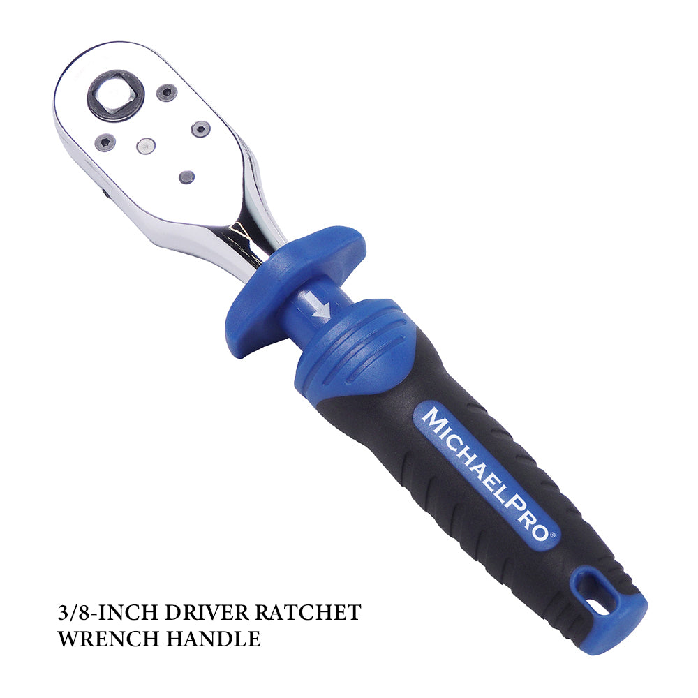 MichaelPro, 3/8 Inch Drive Ratchet Wrench Handle (MP001003)