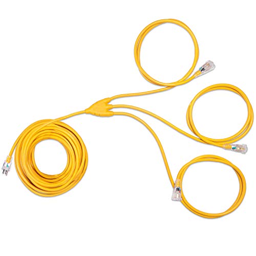 IRON FORGE CABLE, 50 Foot Power Squid - Yellow