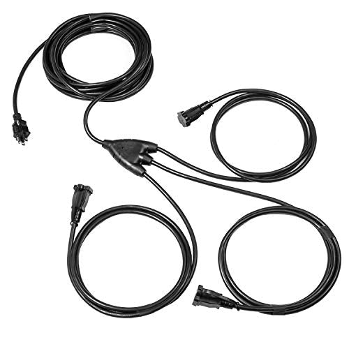 IRON FORGE CABLE, 6 Foot Power Squid- Black