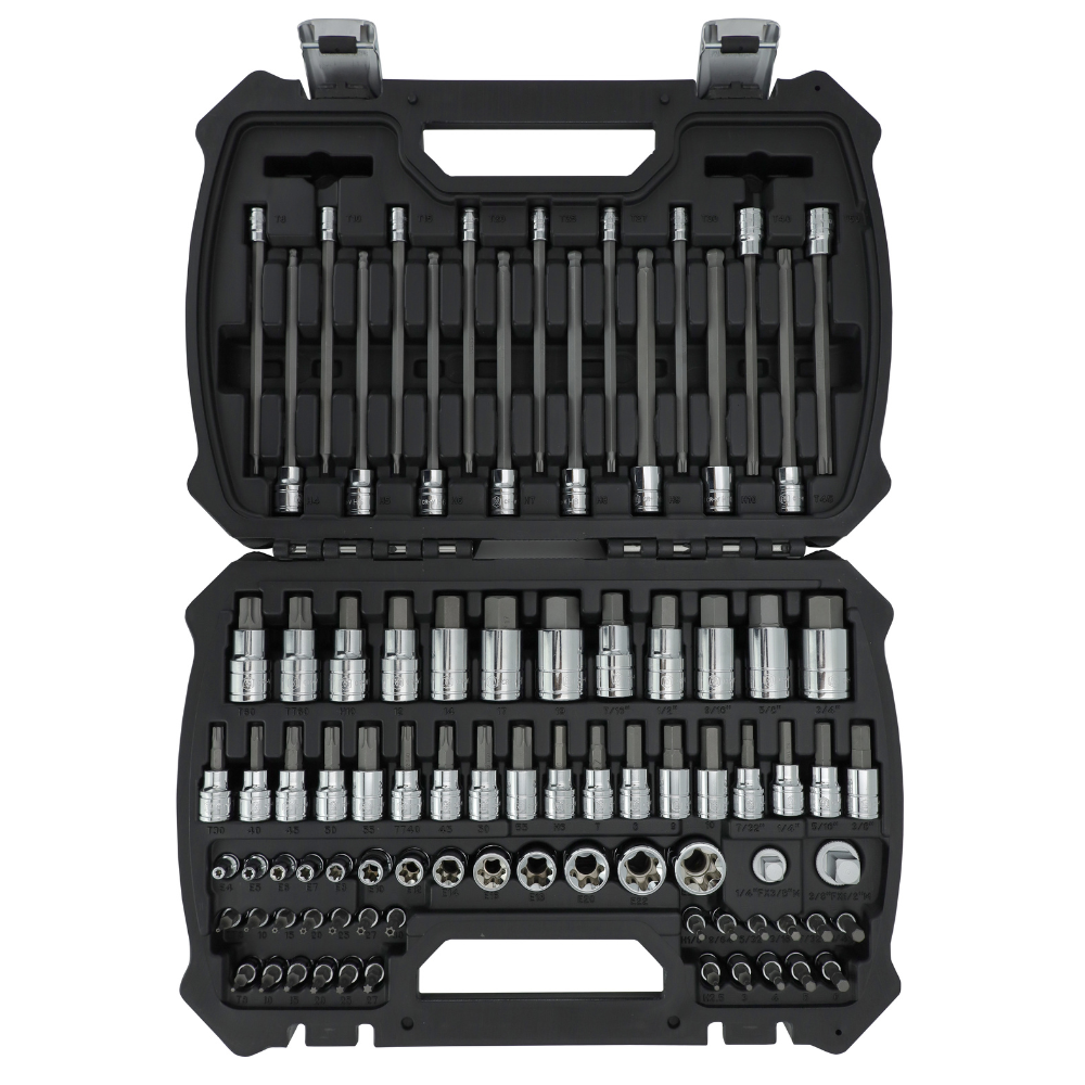 MichaelPro, 86-Piece Master SAE/Metric Hex, Torx, External Socket and Bit Socket Set (MP012018)