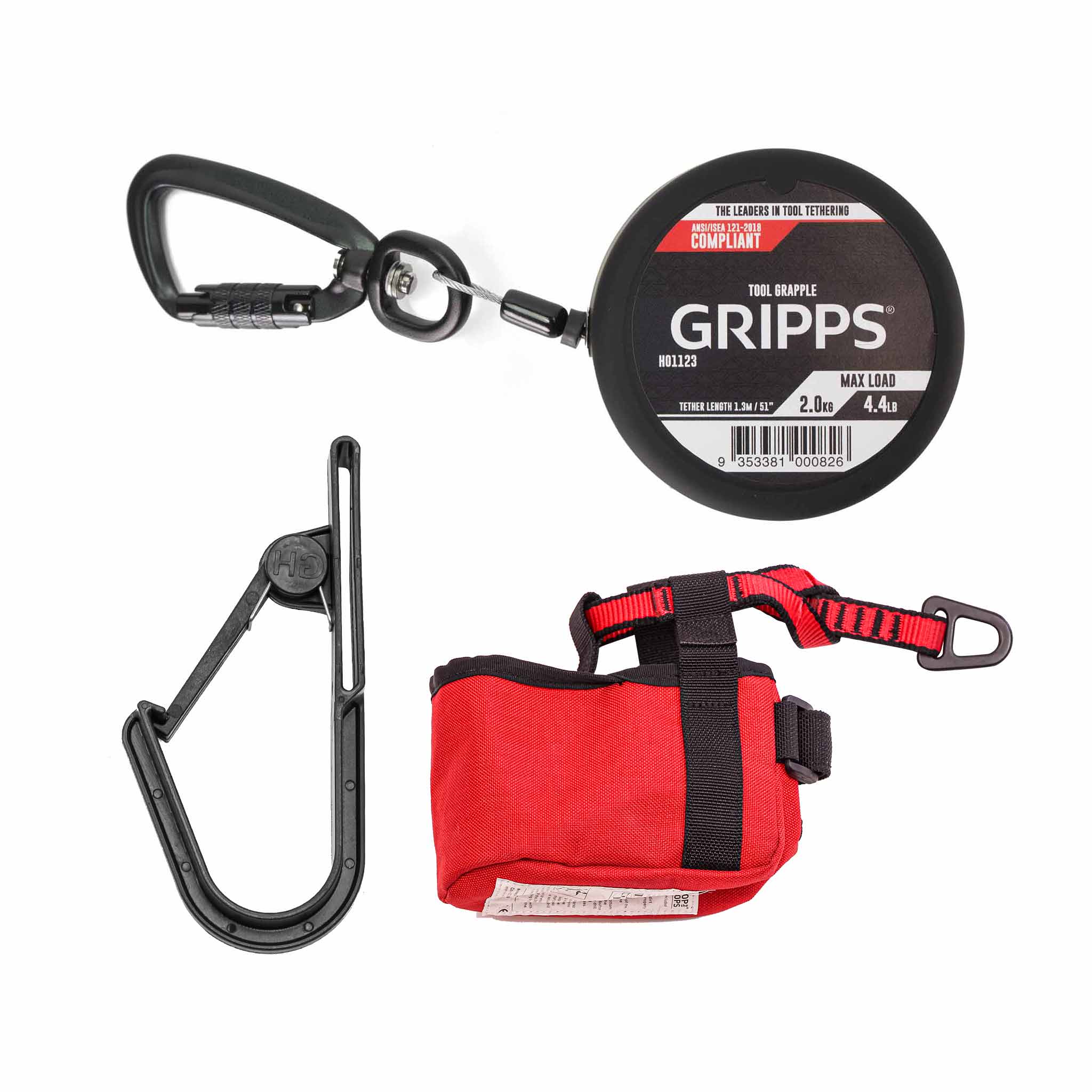 Gripps, Battery Catch Holster Belt Retractor Kit