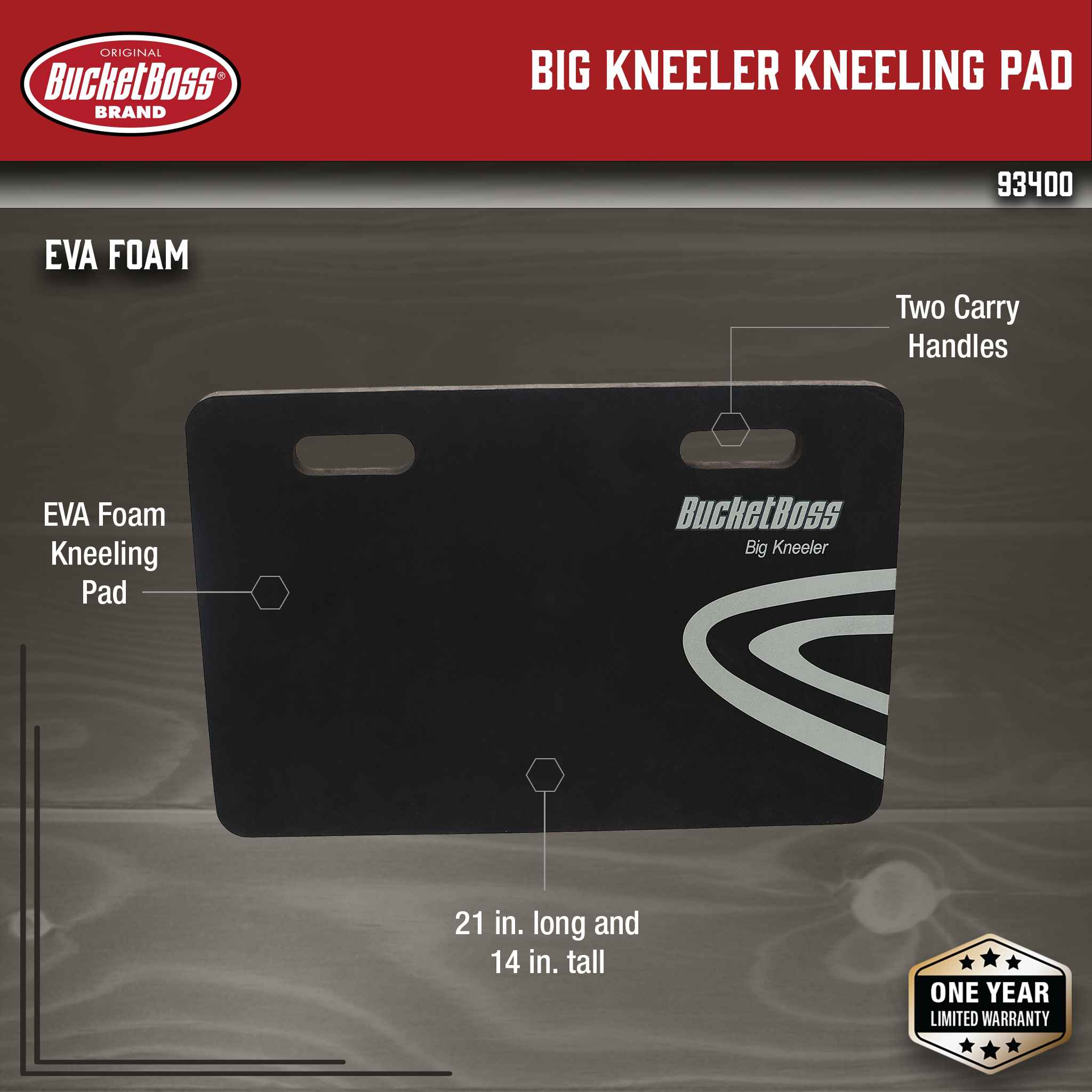 Bucket Boss, Big Kneeler Kneeling Pad