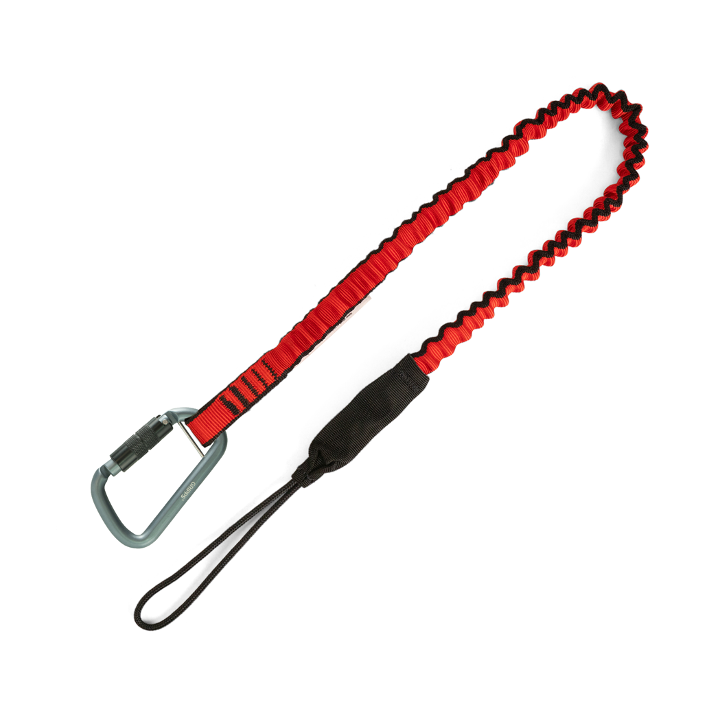 Gripps, Bungee Tether Dual-Action Carabiner - 7kg / 15lb (Each / 10 Pack)