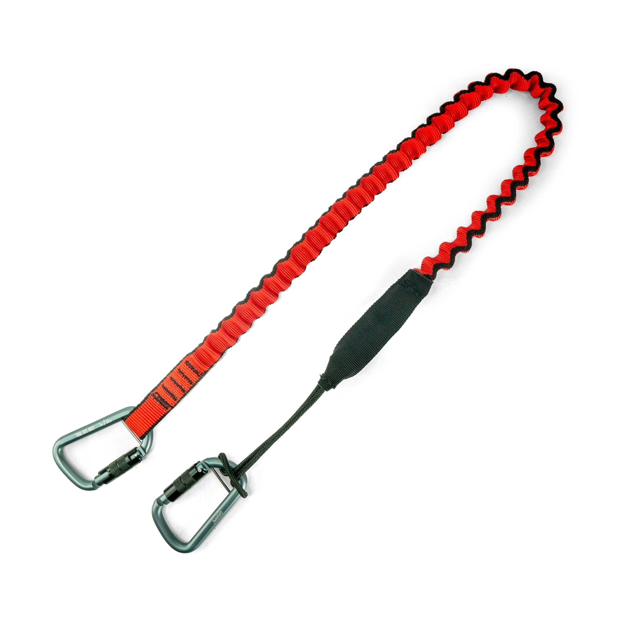 Gripps, Bungee Tether Two Dual-Action Carabiners - 7kg / 15lb