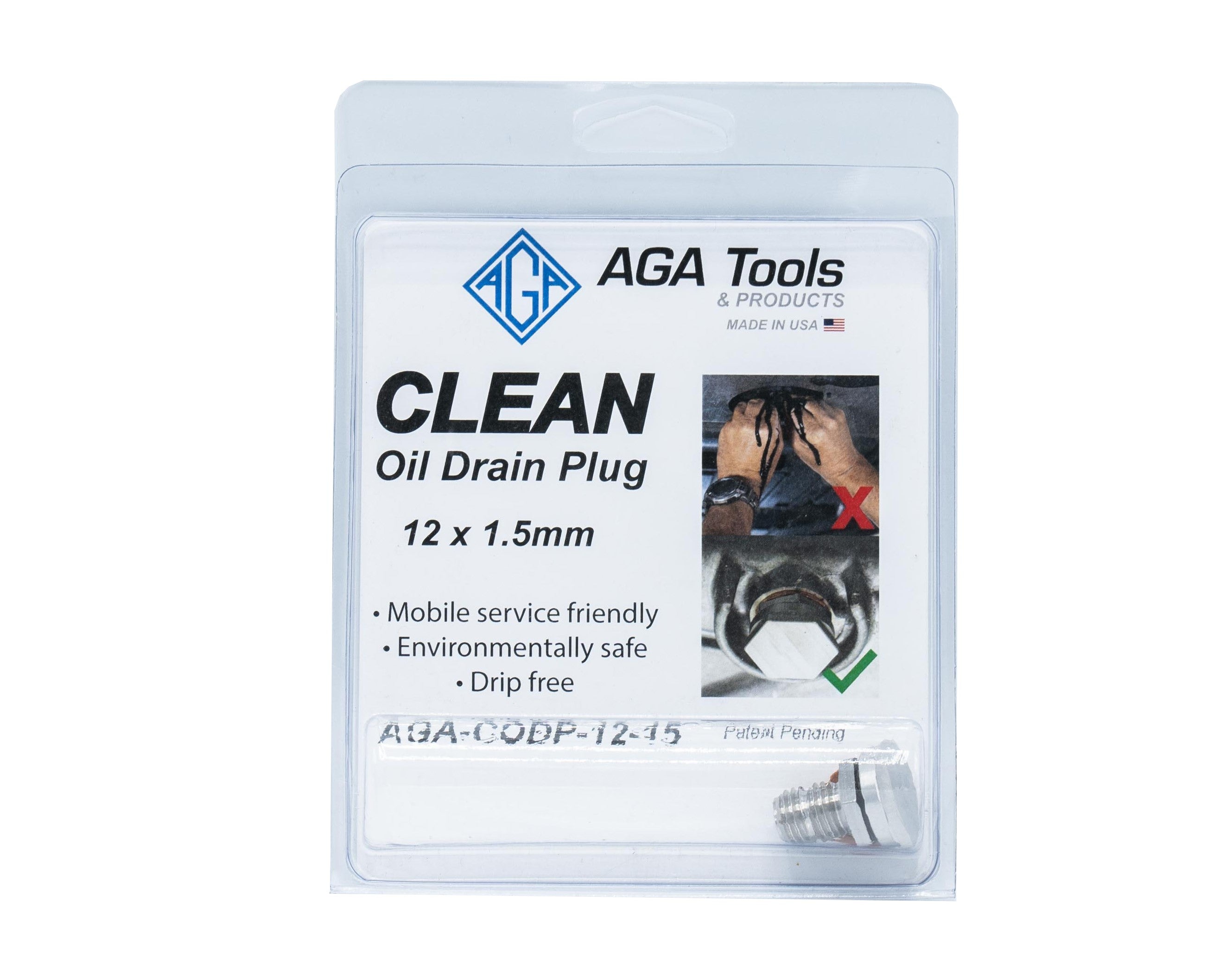 AGA Tools, Clean Oil Drain Plugs