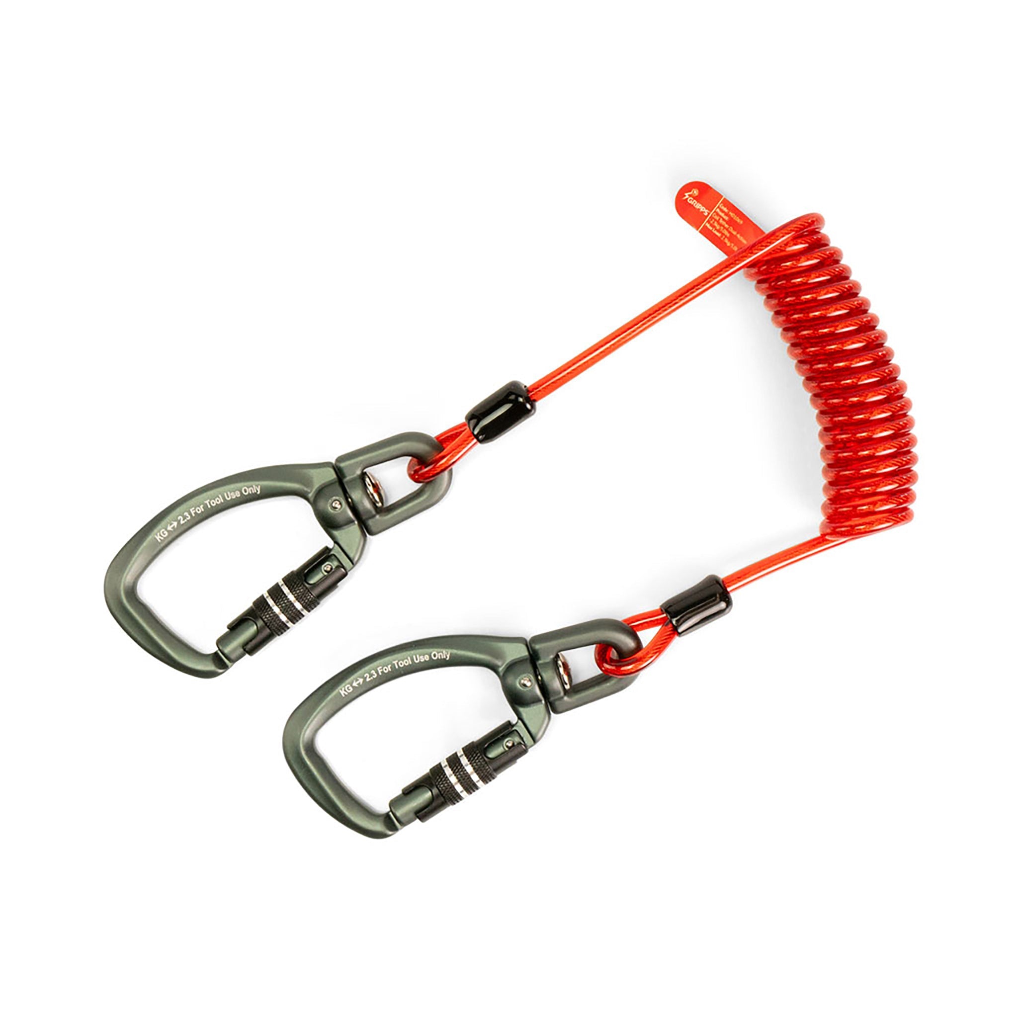 Gripps, Coil Tether Dual-Action - 2.3kg / 5lb (Each / 5 Pack)