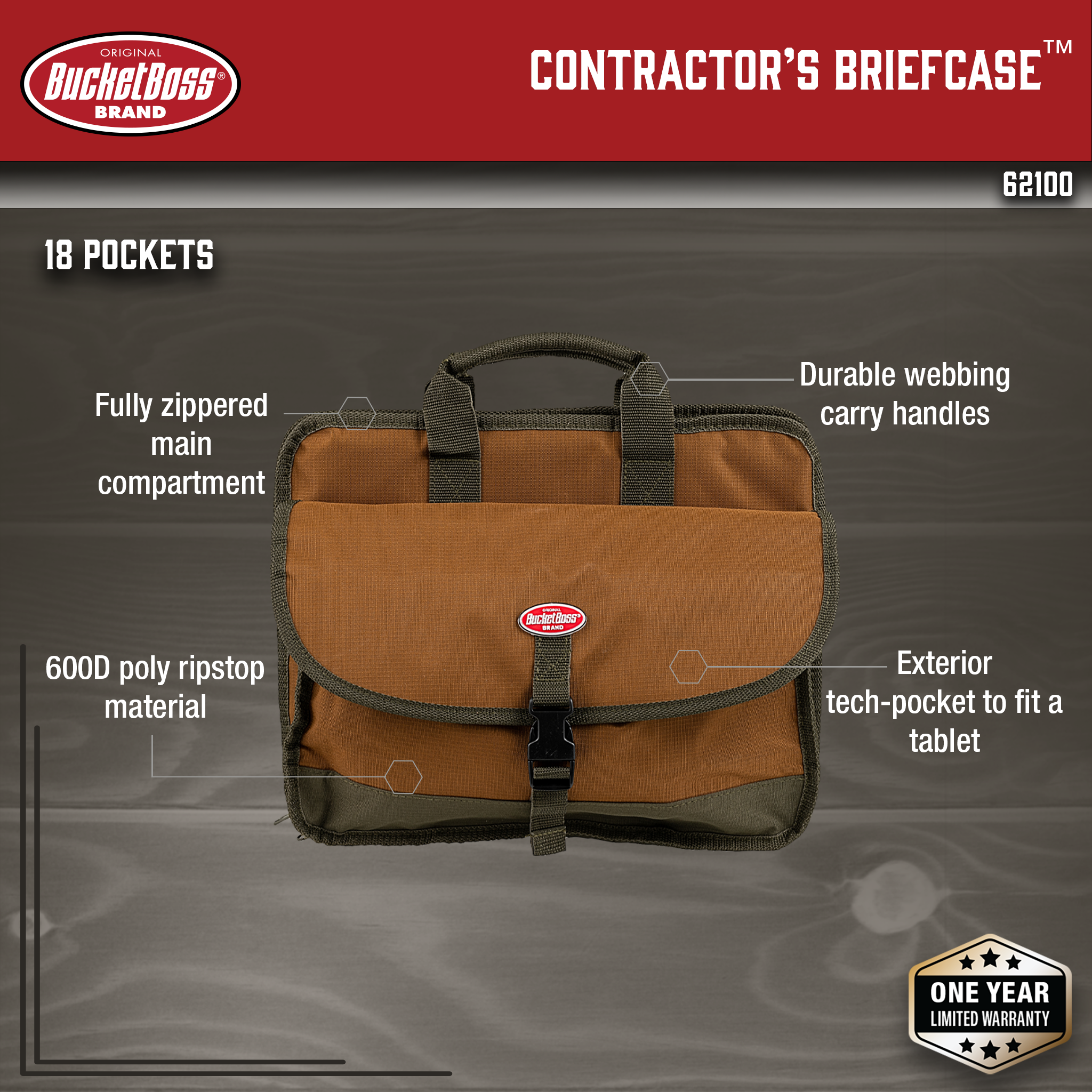 Bucket Boss, Contractor's Briefcase