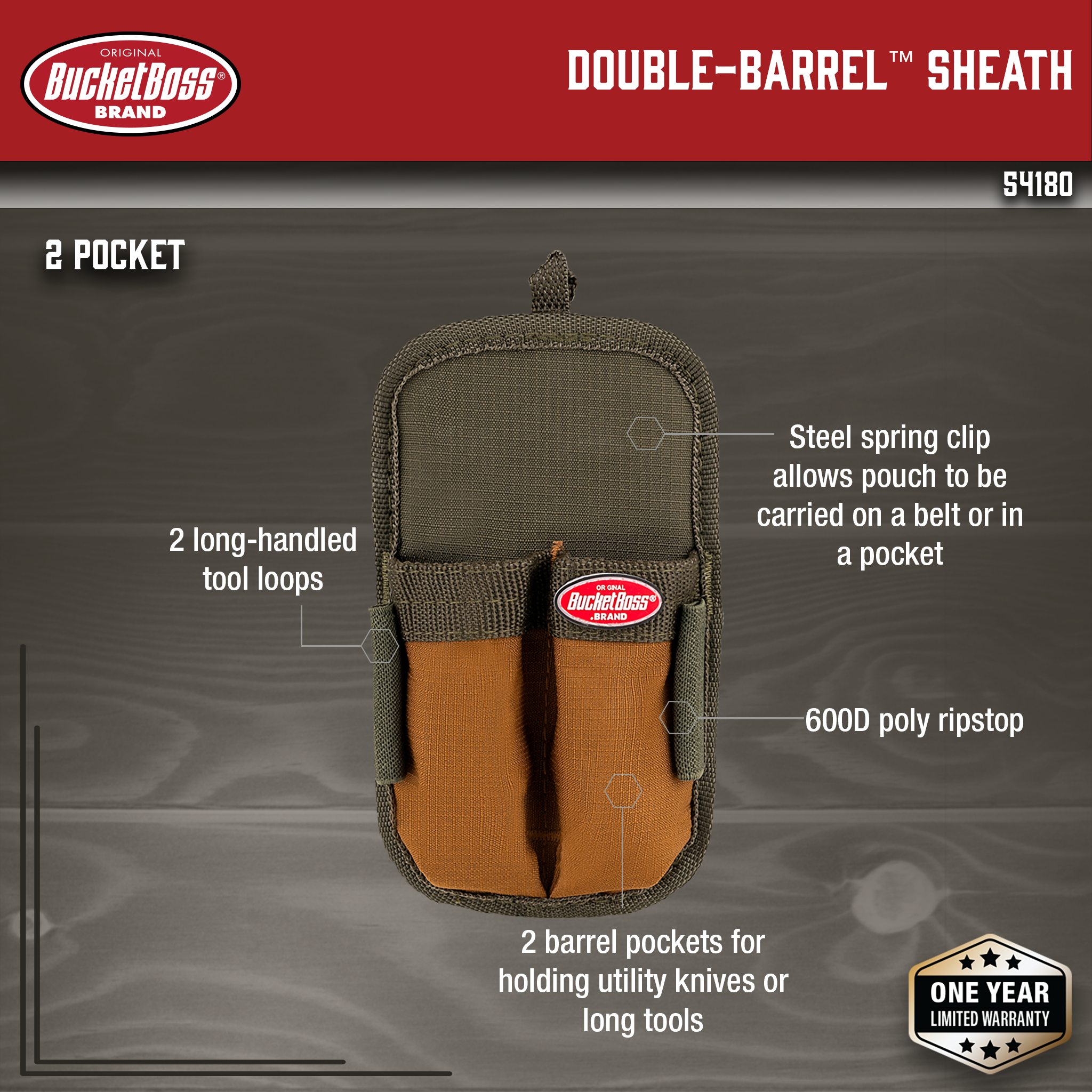 Bucket Boss, Double-Barrel Sheath