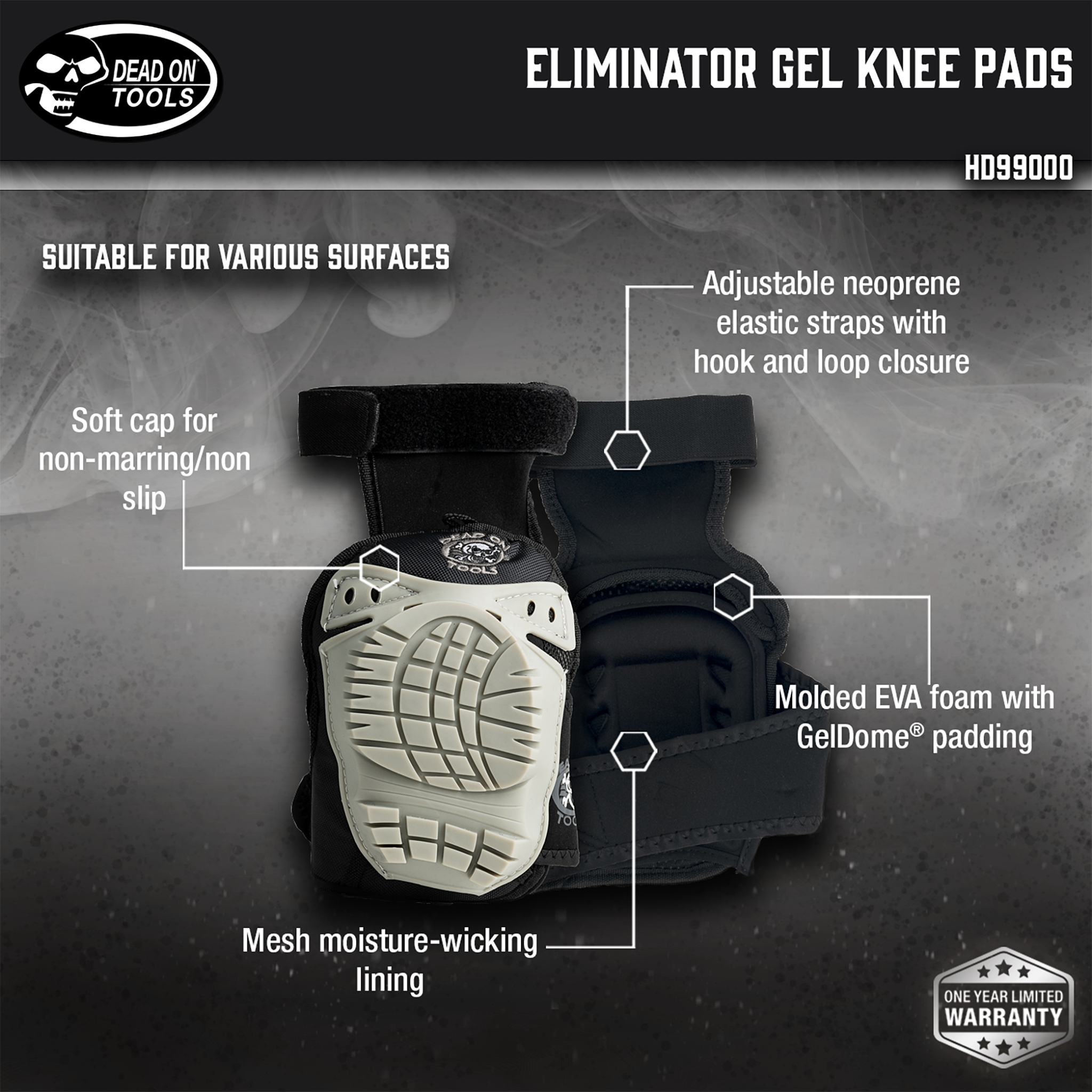 Dead On Tools, Eliminator Gel Knee Pads